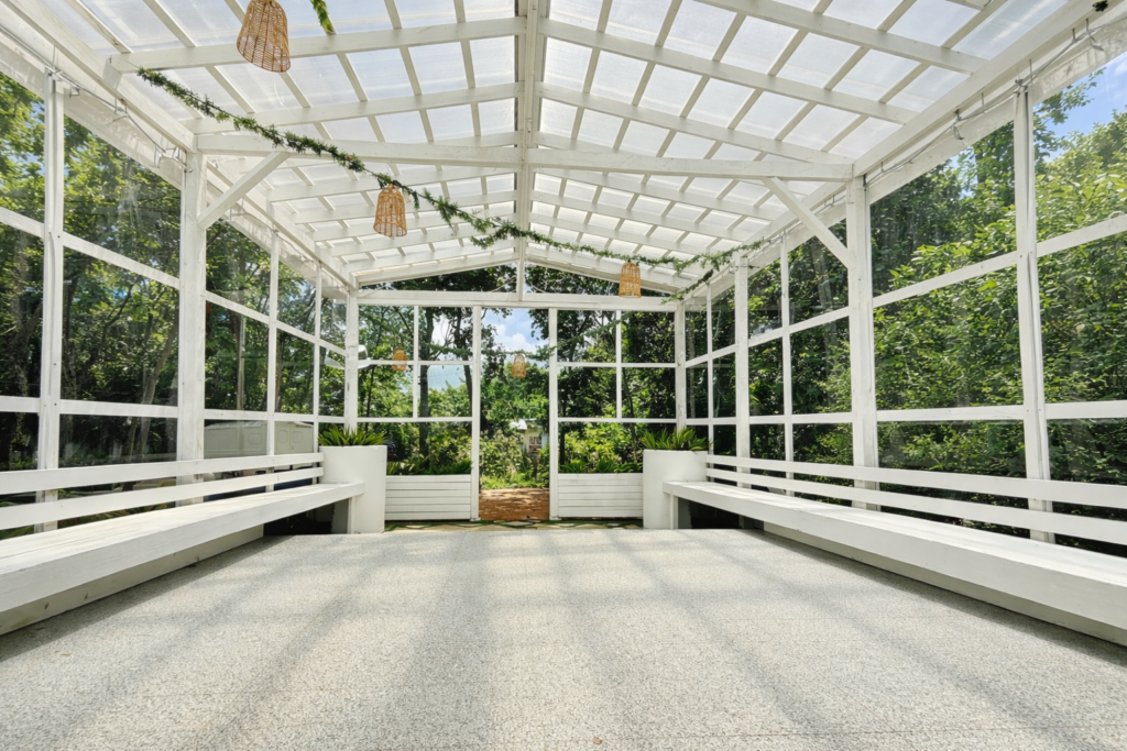 The Juliana Terrace Sidewalls for Wedding Ceremonies
