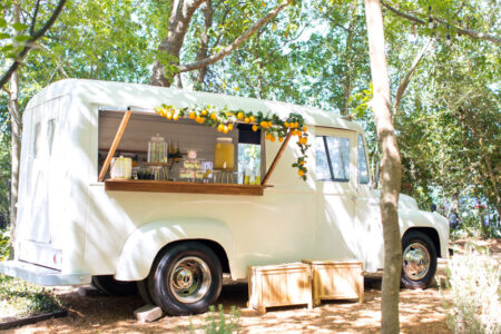 The Juliana Houston Vintage Milk Truck for Bar Service