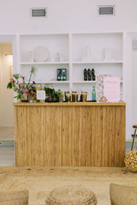 Rattan Bar rental inventory at The Juliana Houston venue