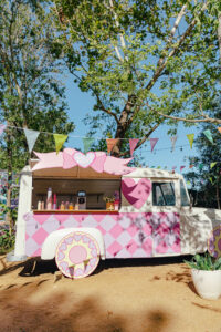 The Juliana Milk Truck Decor for bar service